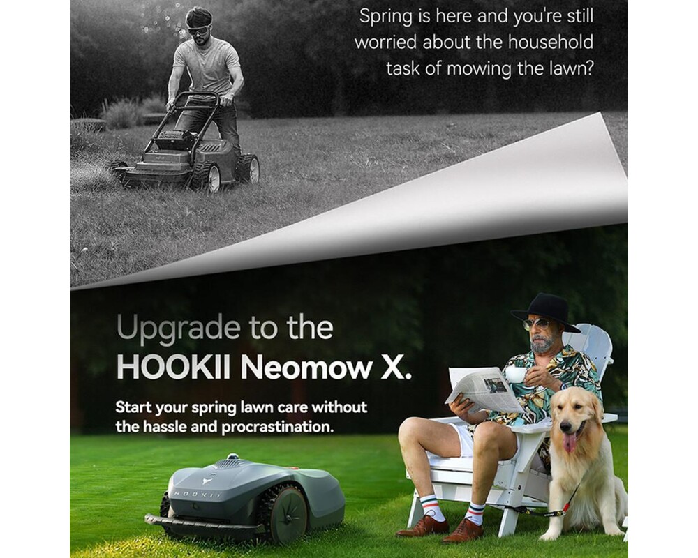Косачка Робот   без ограничителен кабел HOOKII Neomow X Pro - до 6000 кв.м. 4