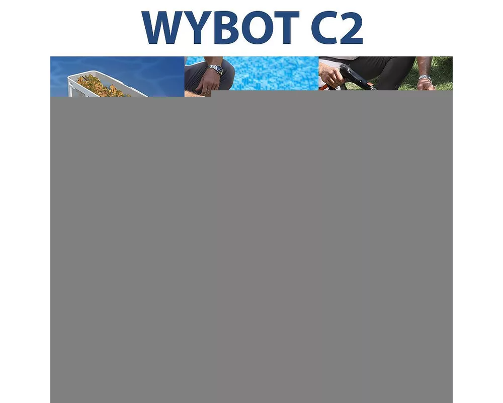 Робот за басейн Безкабелен робот за басейни Wybot C2, Двойна филтрация, Почиства до 180 мин/200 м2 10