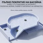 Робот за басейн Безкабелен робот за басейни Wybot C2, Двойна филтрация, Почиства до 180 мин/200 м2 8