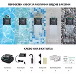 Робот за басейн Безкабелен робот за басейни Wybot C2 Pro Vision, Двойна филтрация, Почиства до 180 мин/200 м2, AI камера за откриване на замърсявания 13