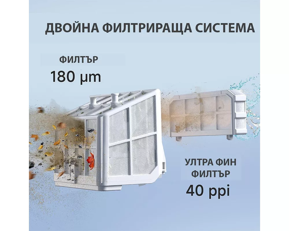 Робот за басейн Безкабелен робот за басейни със зарядна станция Wybot S2 Pro, Двойна филтрация, Почиства до 210 мин/300 м2 7