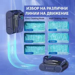 Робот за басейн Безкабелен робот за басейни Wybot M1, Двойна филтрация, Почиства до 300 мин/400 м2, 2 реда четки, 120W 10