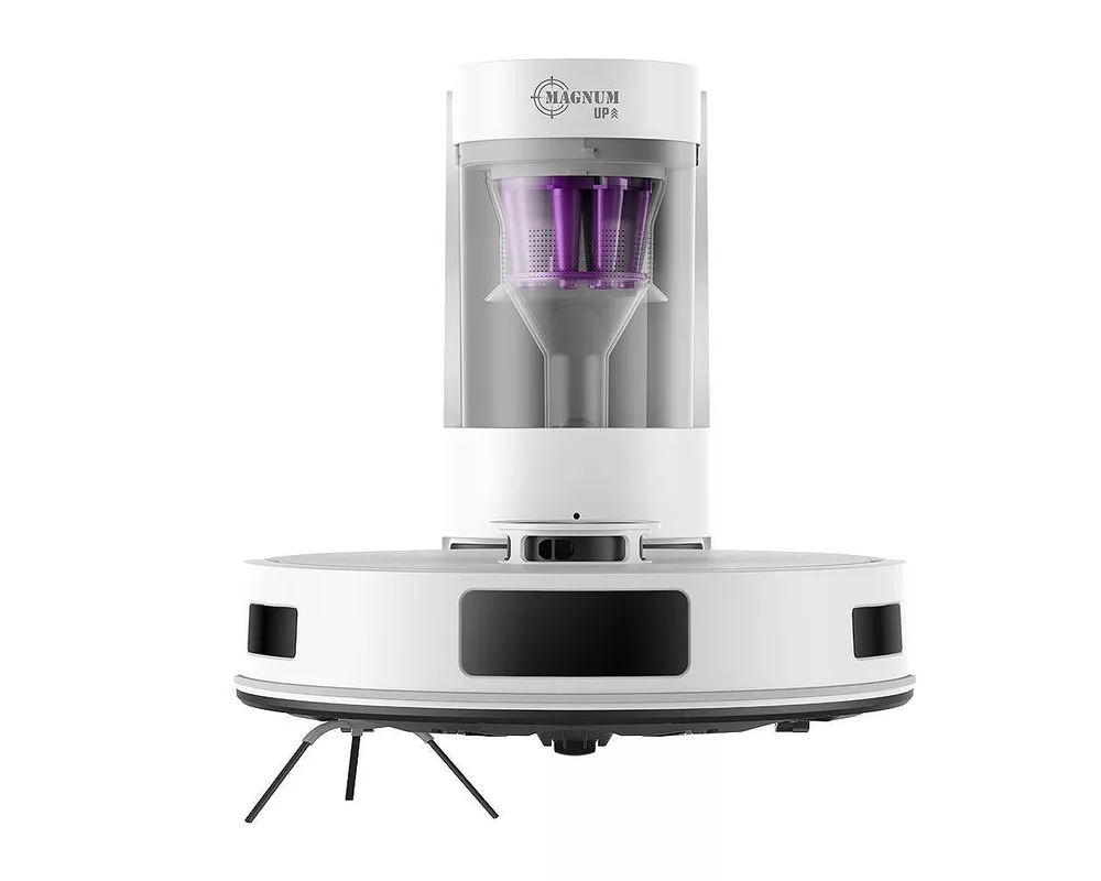 Смарт прахосмукачка MAGNUM UP с автоматичен контейнер за отпадъци, до 20 000 Pa мощност, Прозрачен автоматичен контейнер 2