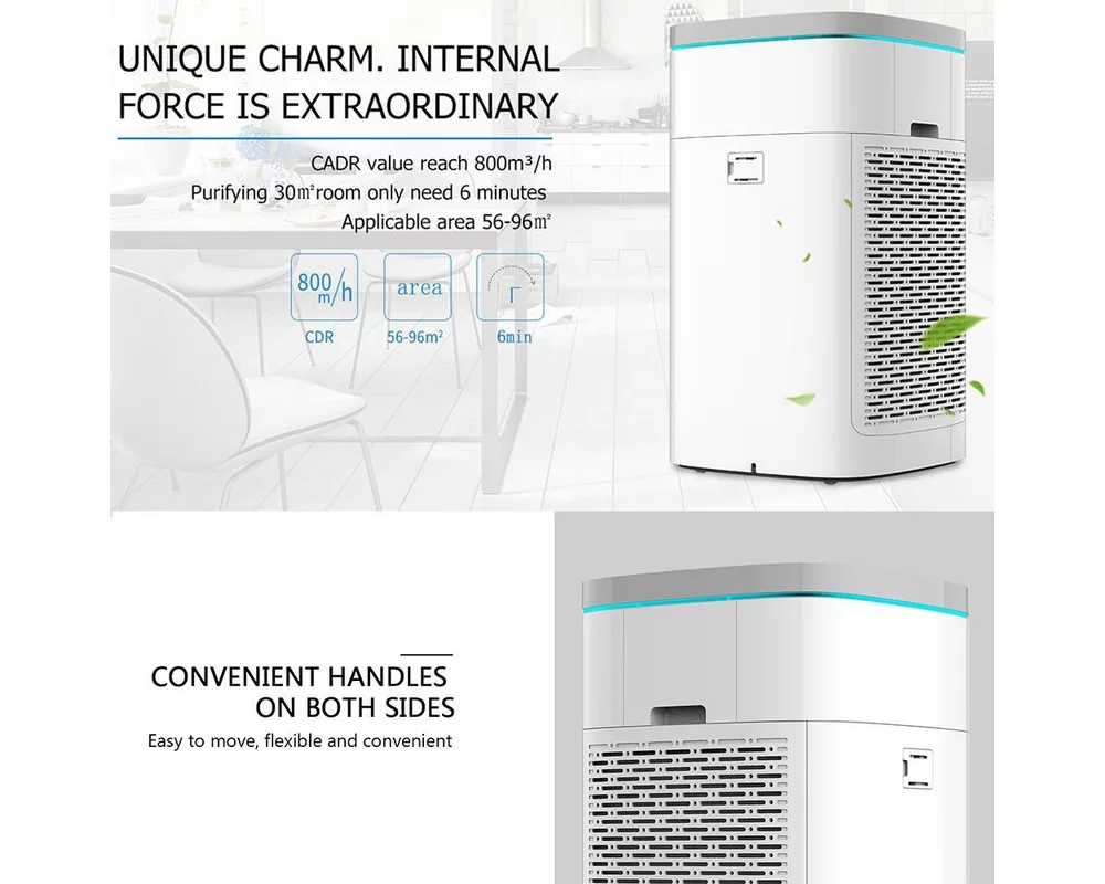 Пречиствател на въздух Oberon 800 WiFi, дизайн C (до 96 м2) - Пречиствател за въздух 2