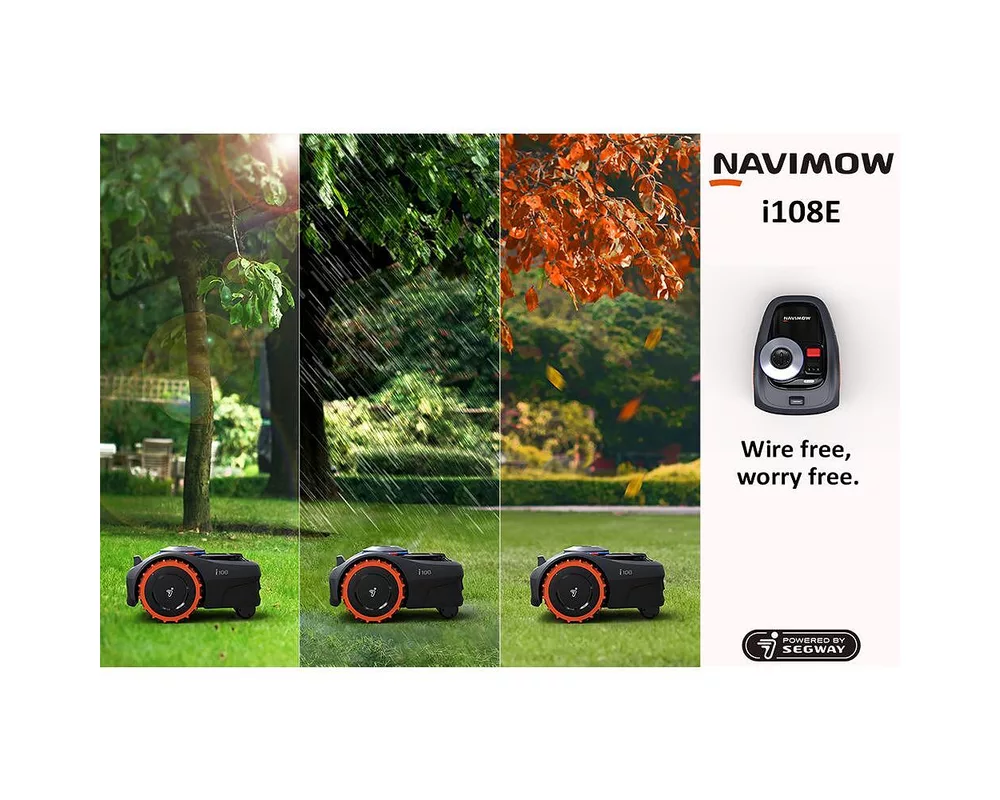 Косачка   робот без ограничителен кабел SEGWAY NAVIMOW i108E - до 800 кв.м. + безплатен 4G модул 4