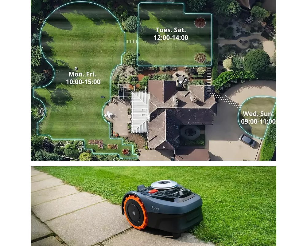 Косачка   робот без ограничителен кабел SEGWAY NAVIMOW i108E - до 800 кв.м. + безплатен 4G модул 9
