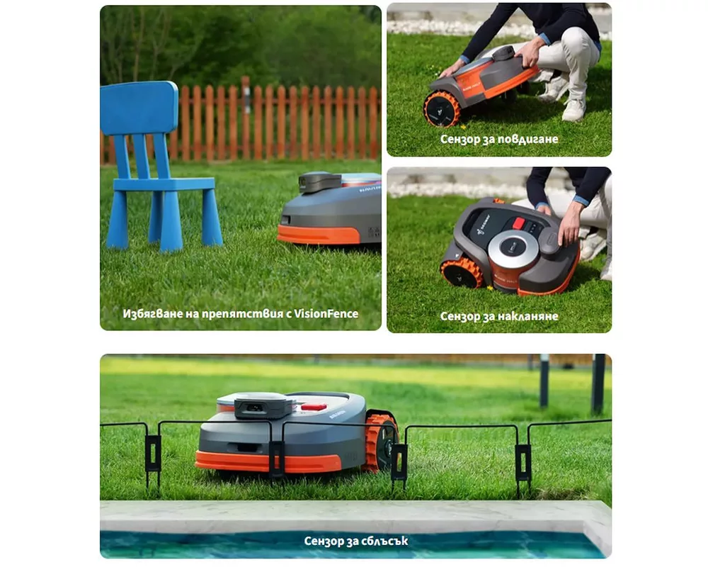 Косачка   робот без ограничителен кабел SEGWAY NAVIMOW H1500E - до 1500 кв.м 10