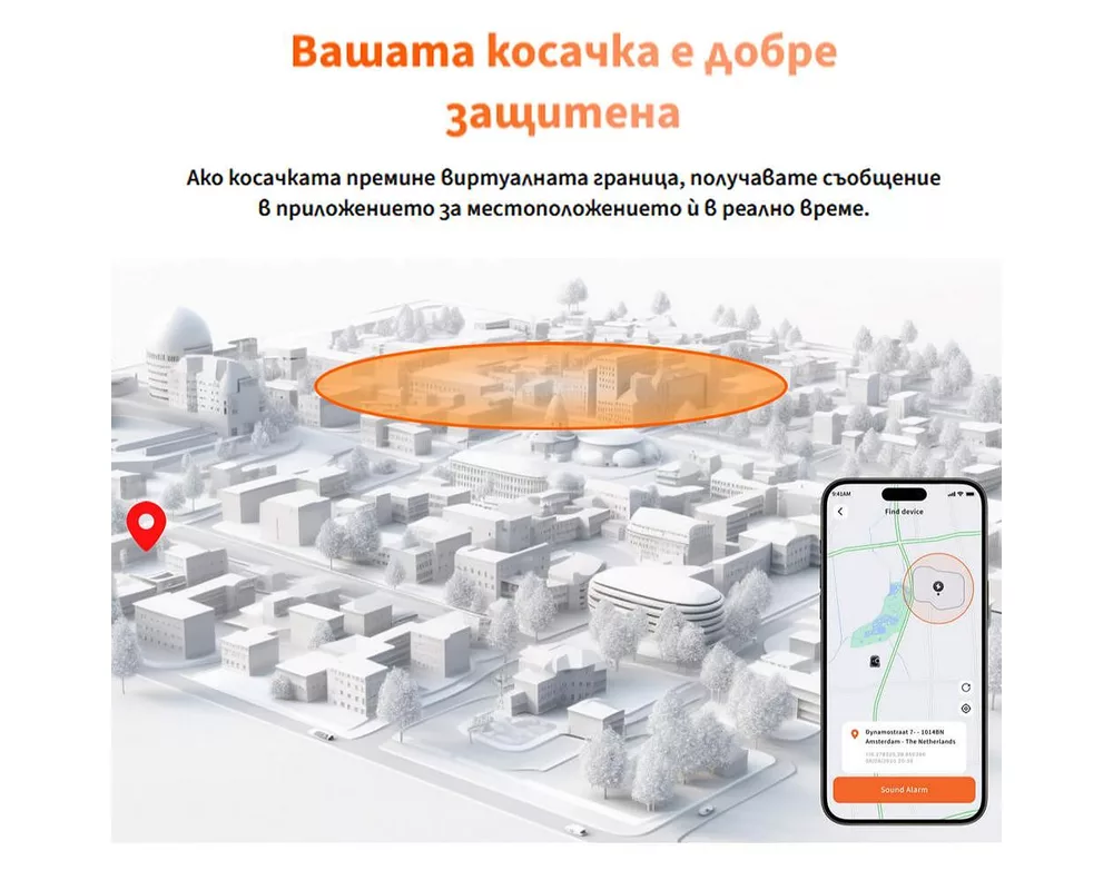 Косачка   робот без ограничителен кабел SEGWAY NAVIMOW H1500E - до 1500 кв.м 11