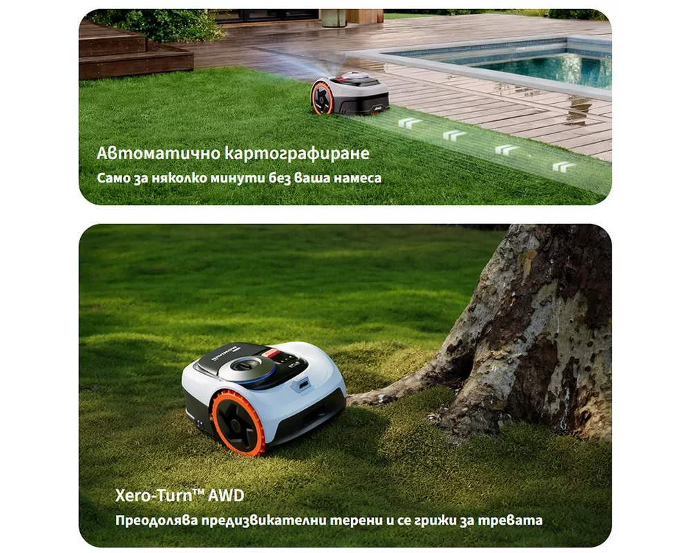 Косачка   робот без ограничителен кабел SEGWAY NAVIMOW i210 AWD - до 1200 кв.м 3