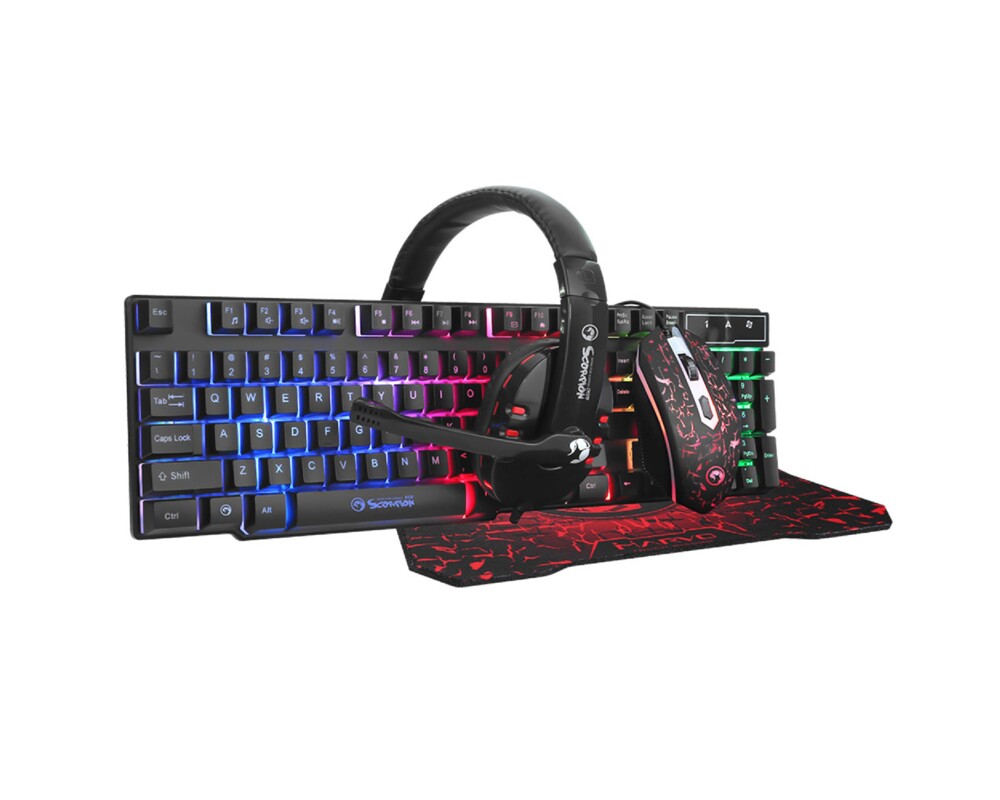 Клавиатура Геймърски комплект Marvo Gaming COMBO CM370 4-in-1 6