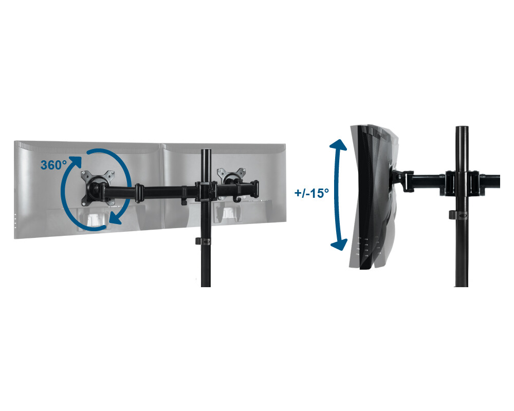 Стойка ARCTIC Z2 Basic, За бюро, 13" - 27" 14
