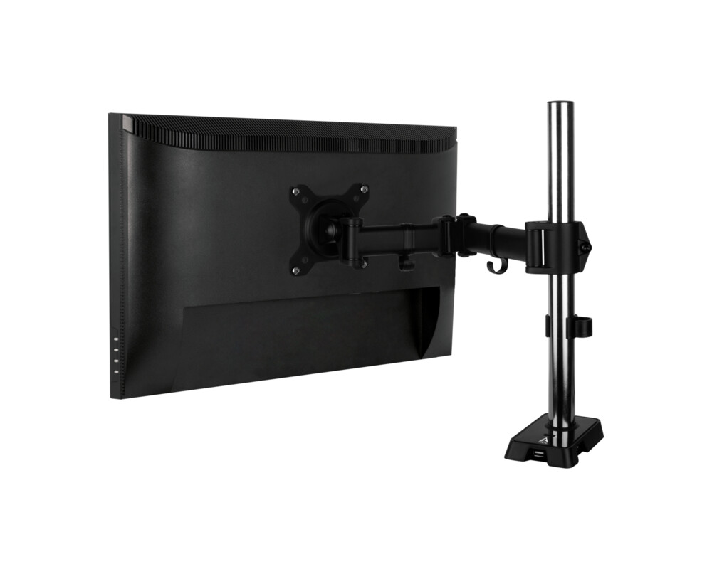 Стойка ARCTIC Z1 (Gen 3), Регулируема, до 49", 15 кг, hub USB 2.0, Черна 6