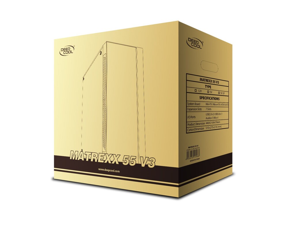 Кутия DeepCool MATREXX 55 V3 17