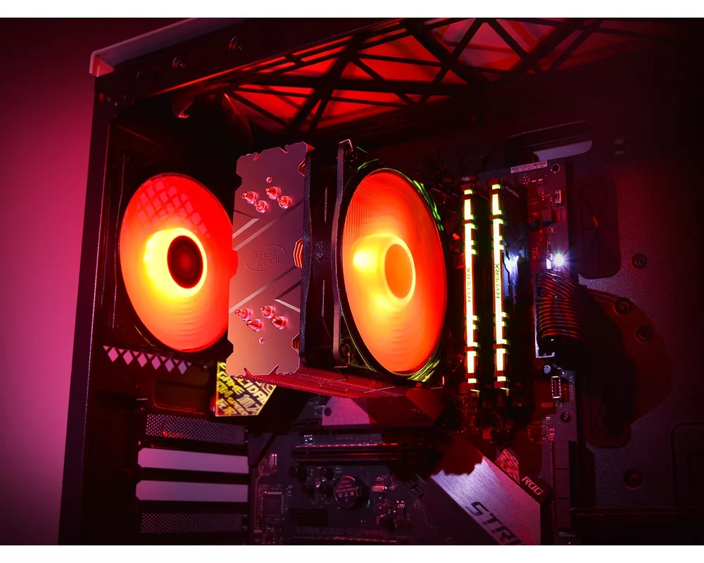 Охладител за процесор DeepCool GAMMAXX 400 V2 RED 1151/1366/AM... 16