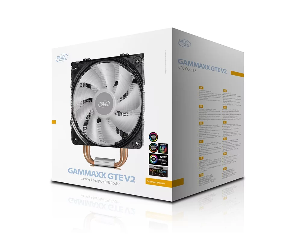 Охладител за процесор DeepCool GAMMAXX GTE V2 RGB 28