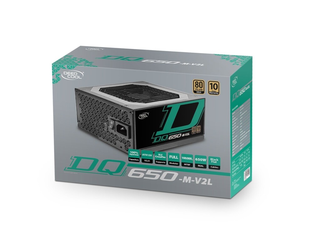 Захранване DeepCool 650W - 80+ Gold 21