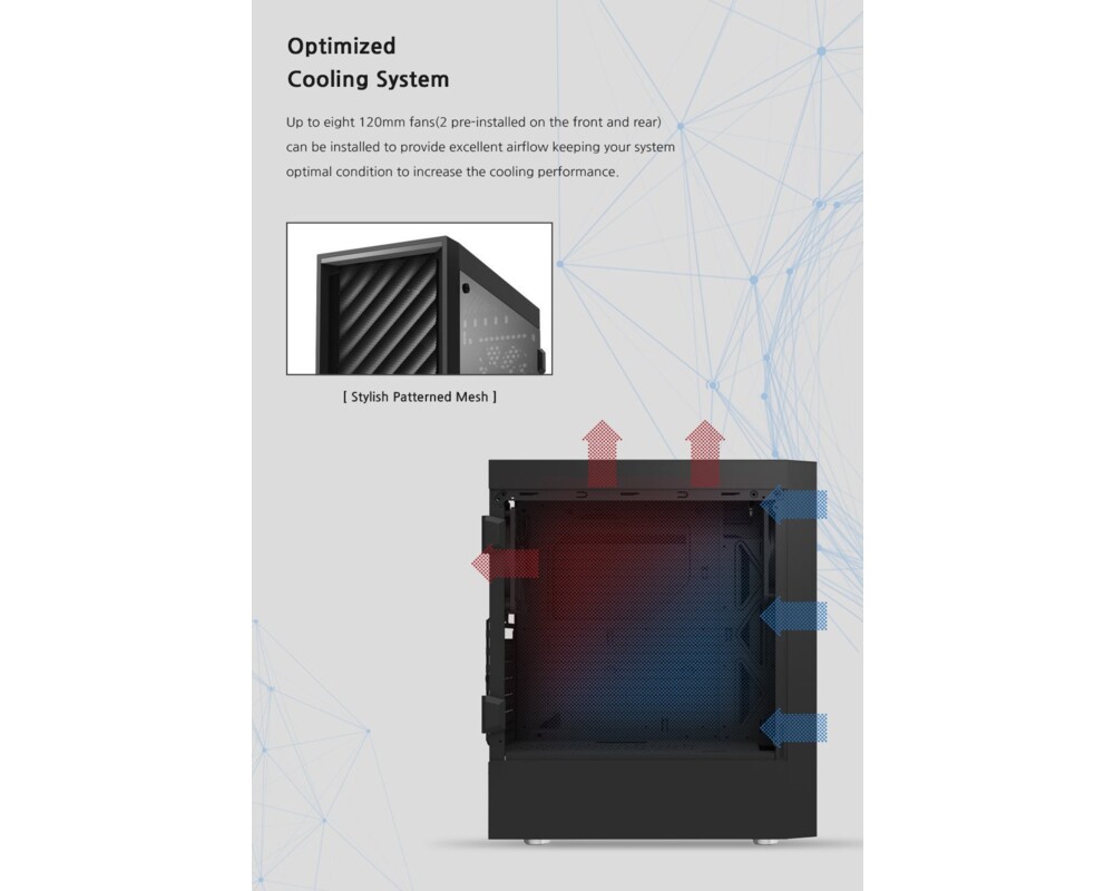 Кутия Zalman ATX - T7 - Black 10