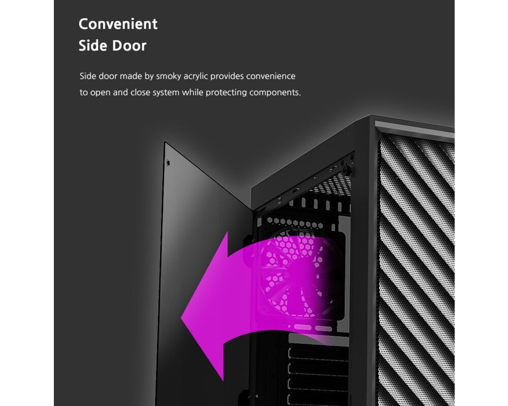 Кутия Zalman ATX - T7 - Black 7