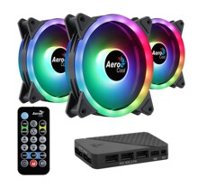  AeroCool комплект вентилатори Pack 3-in-1 3x120mm - DUO 12 Pro - Addressable RGB with Hub 181276 ACF3-DU10227.11 на топ цена - PIC.bg