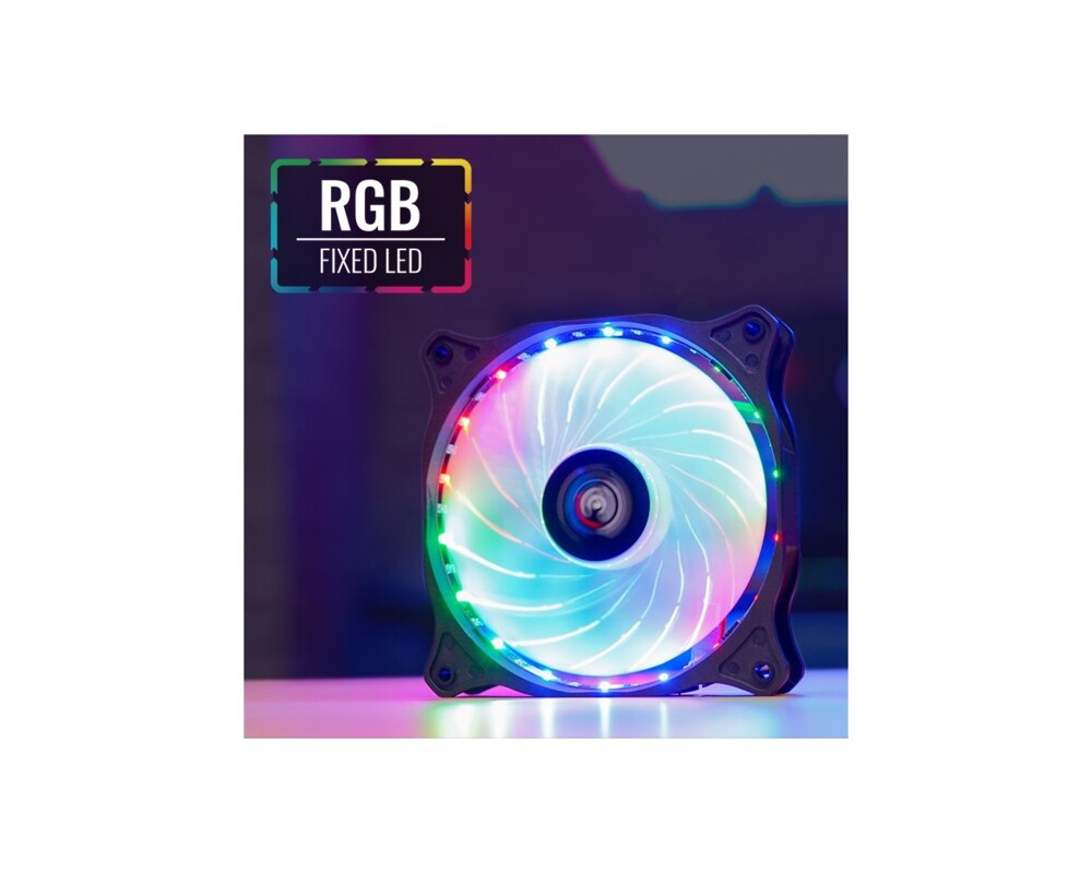 Вентилатор AeroCool 120 mm - Cosmo 12 - Fixed RGB -... 2