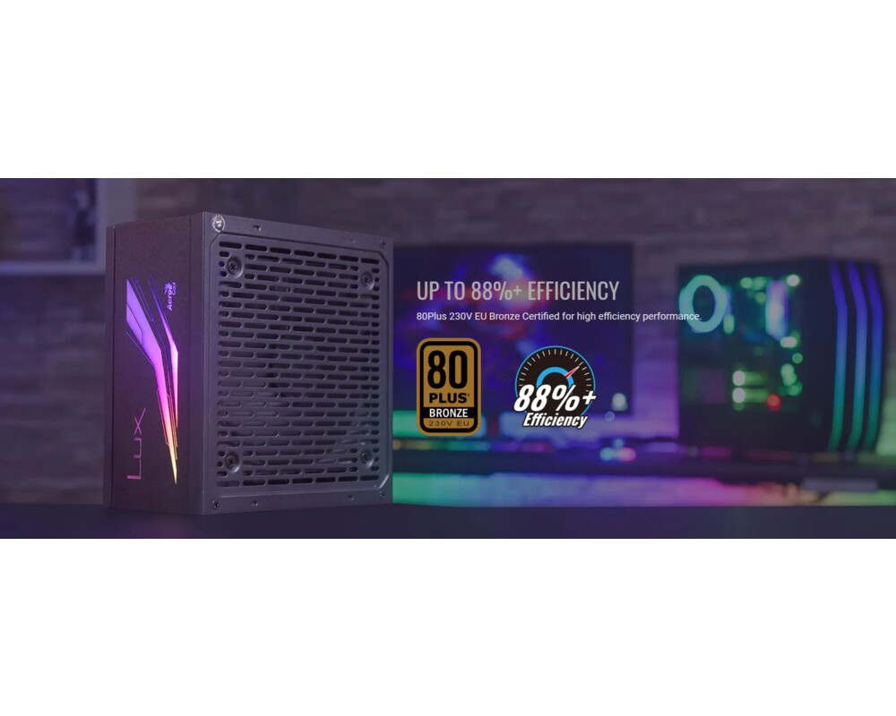 Захранване AeroCool LUX RGB 550W - Bronze 9