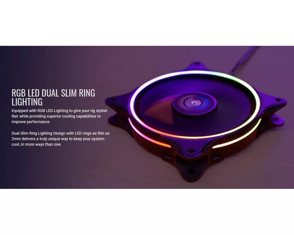 Вентилатор AeroCool 120mm addressable RGB - ECLIPSE... 2