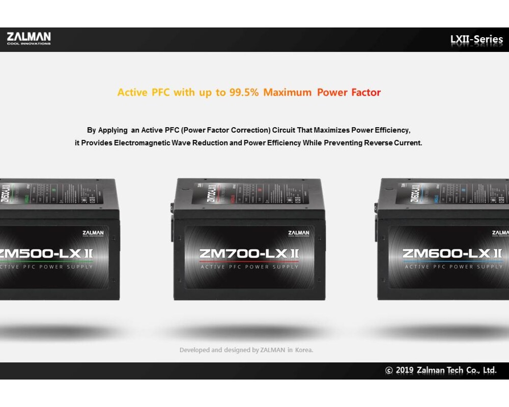 Захранване Zalman 700W APFC ZM700-LXII 14