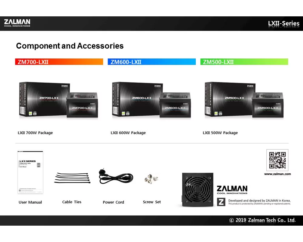 Захранване Zalman 600W APFC ZM600-LXII 19