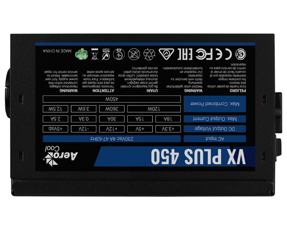 Захранване AeroCool VX PLUS 450W - ACPN-VS45NEY.11 3