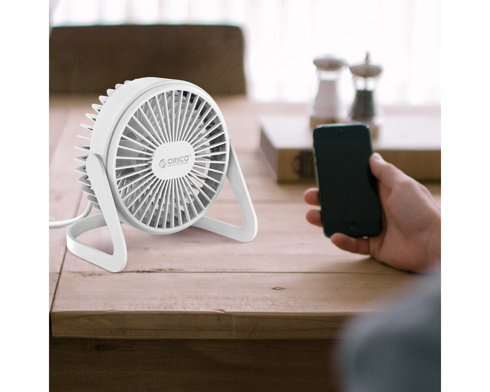 Вентилатор Orico за бюро Desktop USB - FT1-2-WH-PRO 4