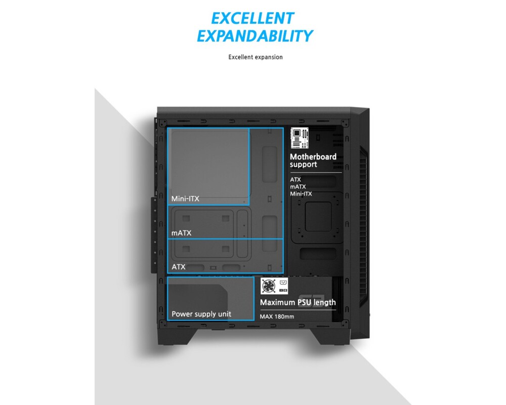 Кутия Zalman ATX - ZM-S3 11