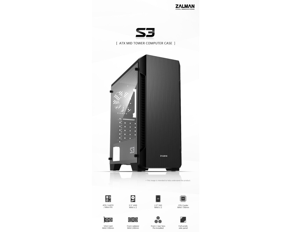 Кутия Zalman ATX - ZM-S3 5