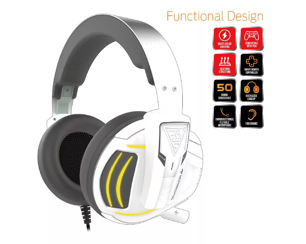 Слушалки Gamdias Hephaestus E1 Gaming Heaphones 2