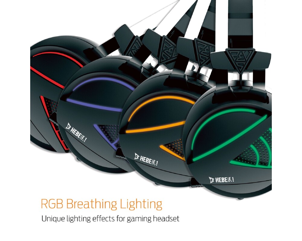 Слушалки Gamdias Gaming Heaphones - HEBE E1 RGB 3