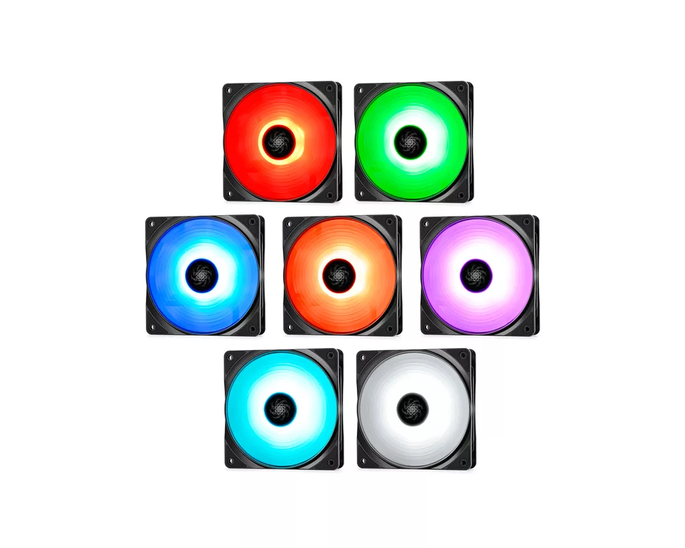 Вентилатор DeepCool светещ 120mm RF120 - RGB Led wi... 4