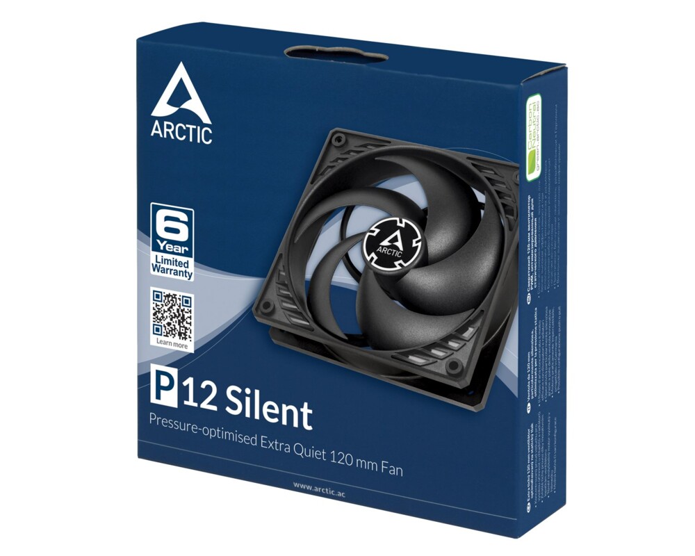 Вентилатор ARCTIC P12 Silent 120mm, 1045RPM, 3-Pin 5
