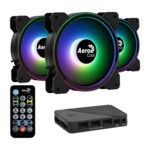 <span>Вентилатор</span> AeroCool комплект вентилатори Pack 3-in-1 3x120mm - Saturn 12F ARGB Pro - Addressable RGB with Hub <span class='catalog-num-in-name'>ACF3-ST10247.01</span> - 