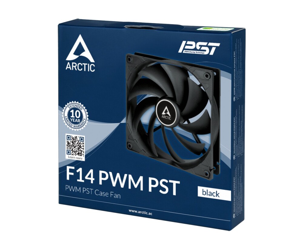 Вентилатор ARCTIC F14 PWM PST Black 7