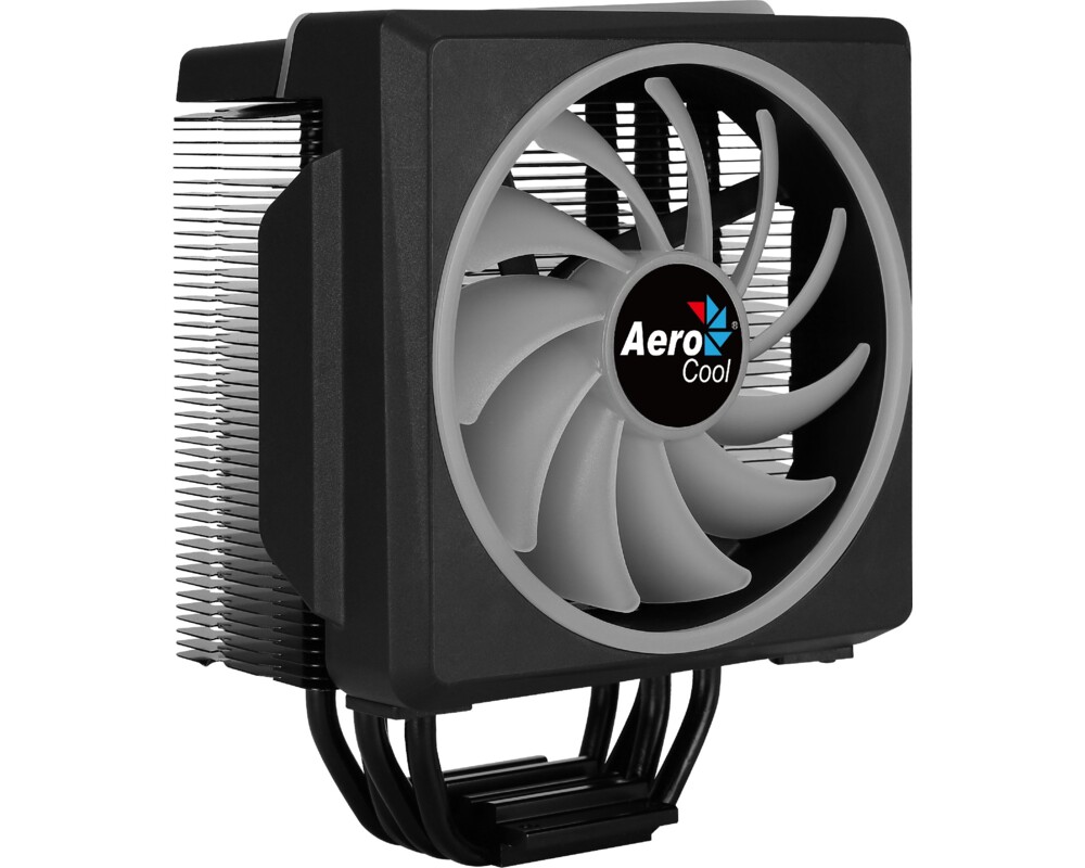 Охладител за процесор AeroCool - Cylon 4F BLACK aRGB PWM - ACT... 12