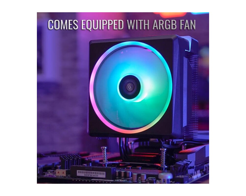 Охладител за процесор AeroCool - Cylon 4F BLACK aRGB PWM - ACT... 3