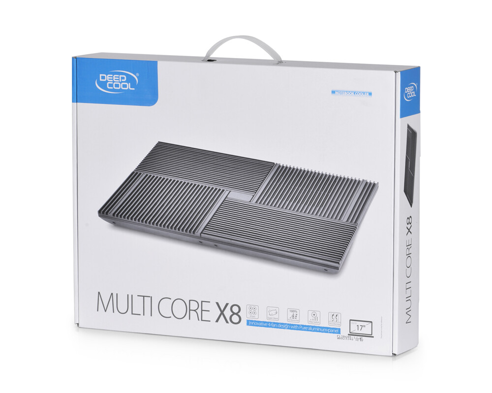 Охлаждаща подложка DeepCool 17" MULTI CORE X8 - Black 5