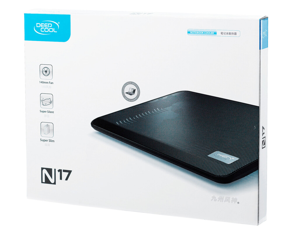 Охлаждаща подложка DeepCool N17 14" - black 4
