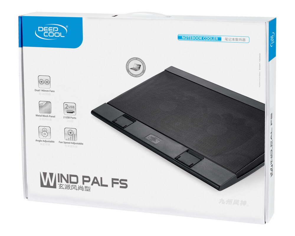 Охлаждаща подложка DeepCool WIND PAL FS 17" - black 12