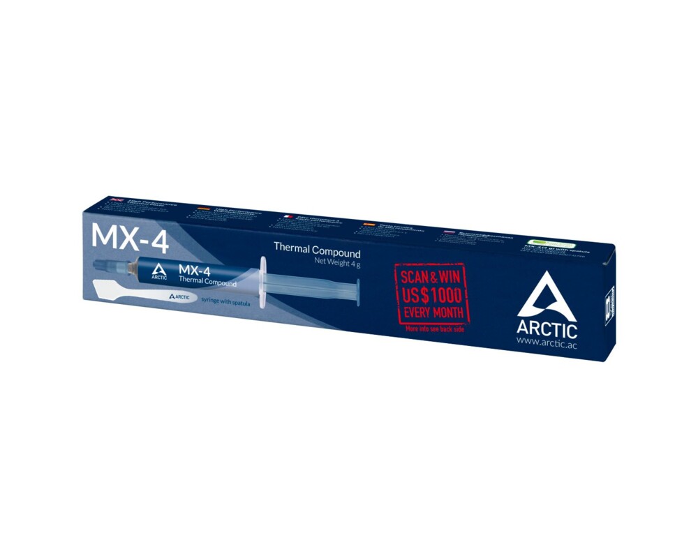 Термо паста Arctic MX-4 4g + Spatula - 2