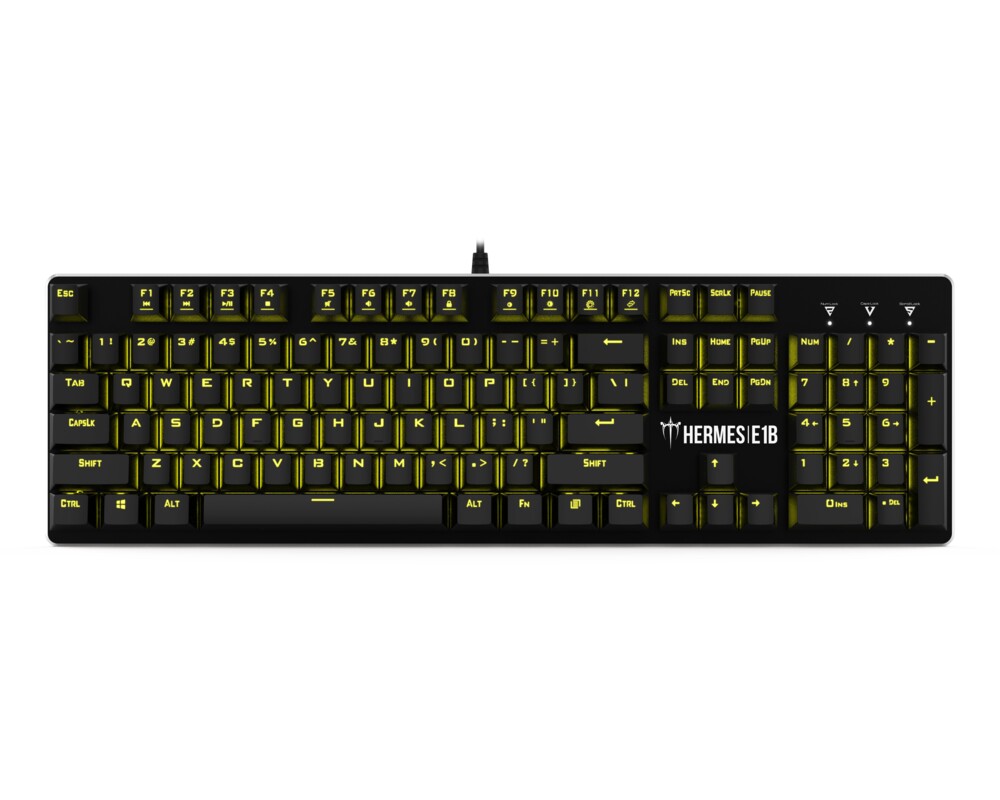 Клавиатура Gamdias Геймърски комплект Gaming COMBO Mechanical HERMES E1B 4-in-1 - Keyboard 8