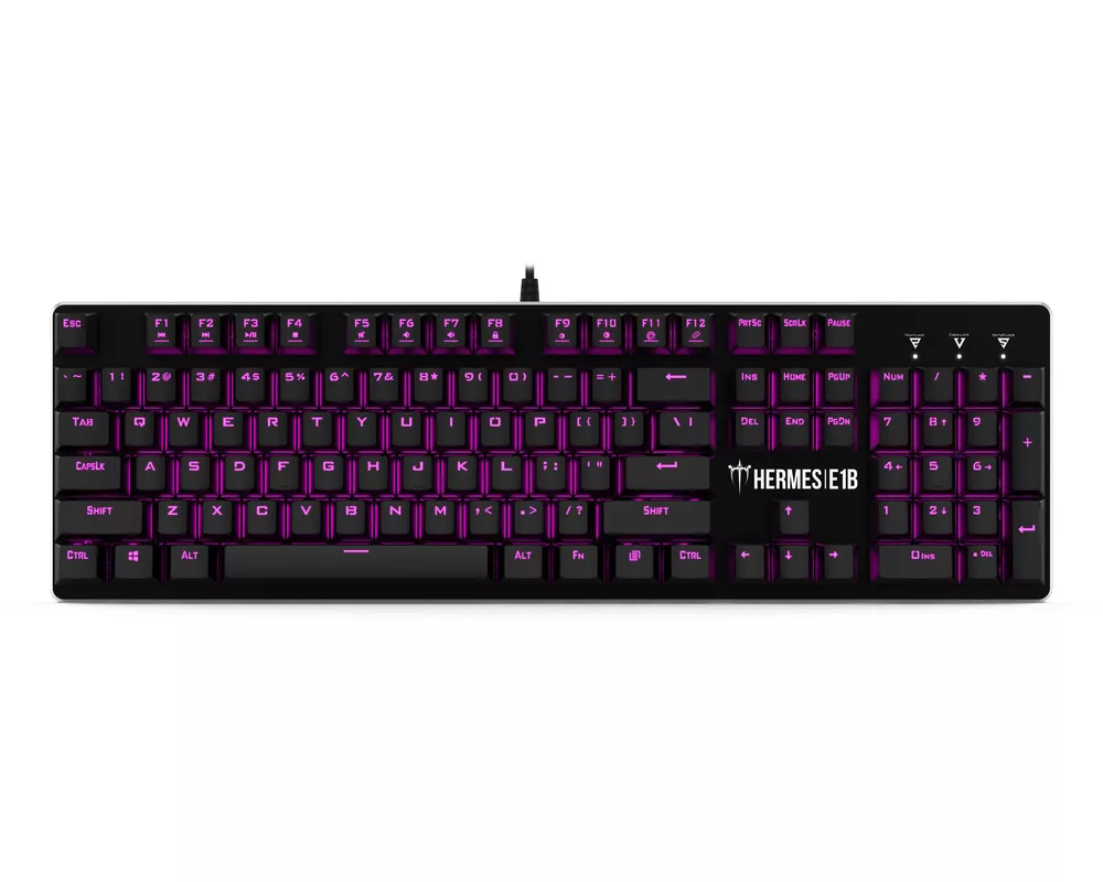 Клавиатура Gamdias Геймърски комплект Gaming COMBO Mechanical HERMES E1B 4-in-1 - Keyboard 6