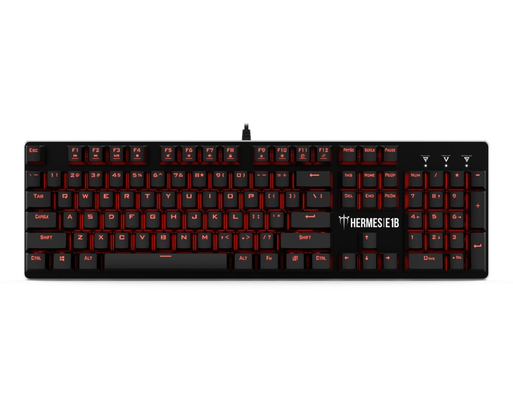 Клавиатура Gamdias Геймърски комплект Gaming COMBO Mechanical HERMES E1B 4-in-1 - Keyboard 7
