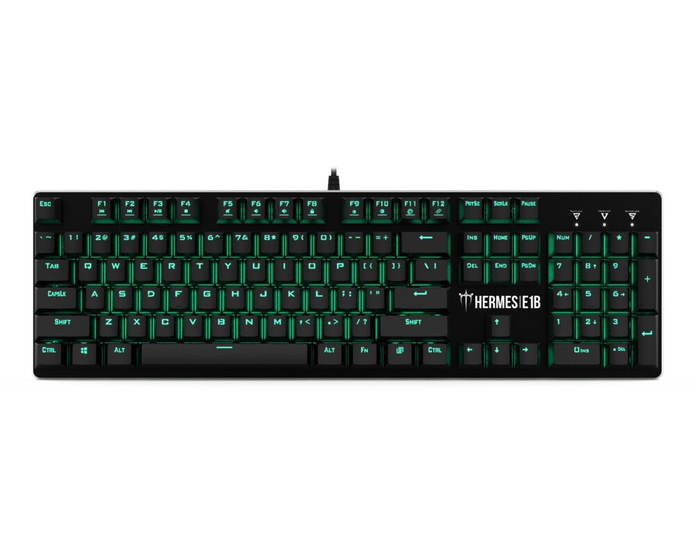Клавиатура Gamdias Геймърски комплект Gaming COMBO Mechanical HERMES E1B 4-in-1 - Keyboard 4