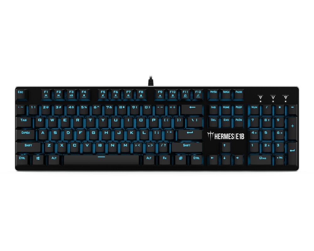 Клавиатура Gamdias Геймърски комплект Gaming COMBO Mechanical HERMES E1B 4-in-1 - Keyboard 3