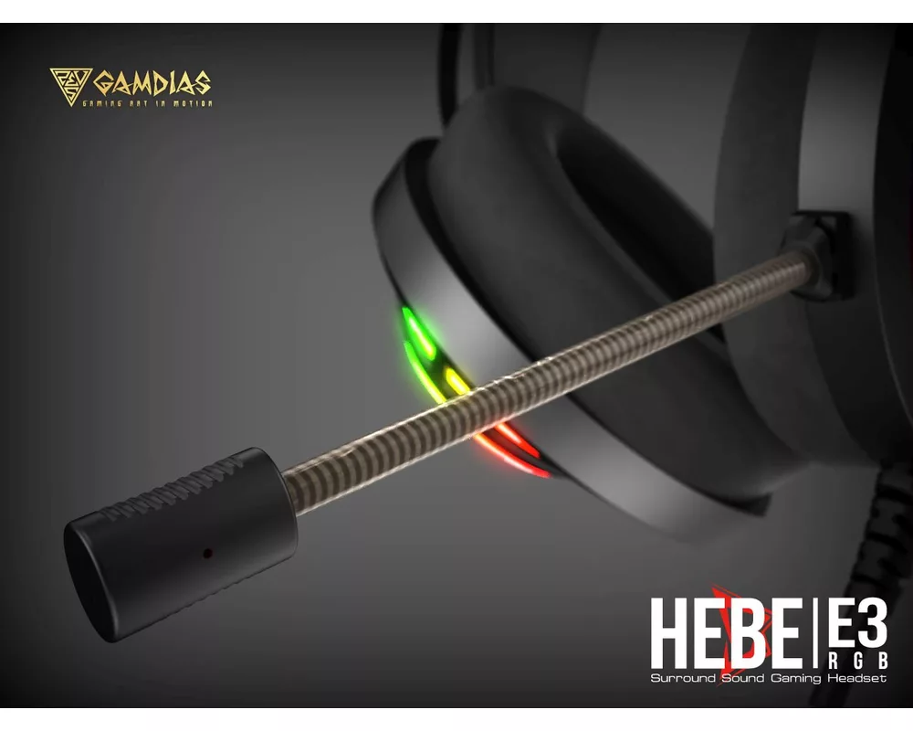 Слушалки Gamdias Gaming Heaphones - HEBE E3 RGB -... 18
